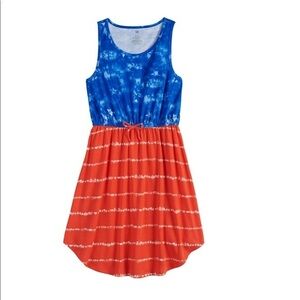 NWT SO Americana Red White Blue Dress Memorial Day 4th of July Patriotic